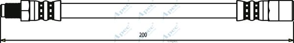 APEC BRAKING Bremžu šļūtene HOS3628